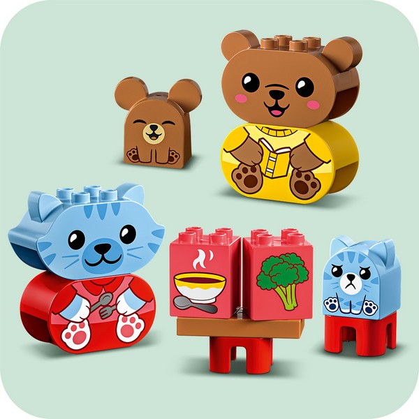 LEGO DUPLO 10414 Napi Rutin: Vacsora És Alvás